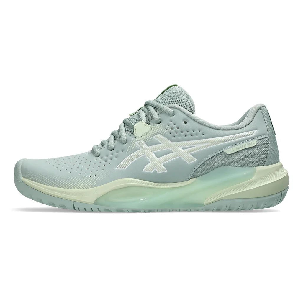 Women's GEL - Challenger 15 Tennis Shoes Lichen Rock and Whisper Green - Bell Racket Store