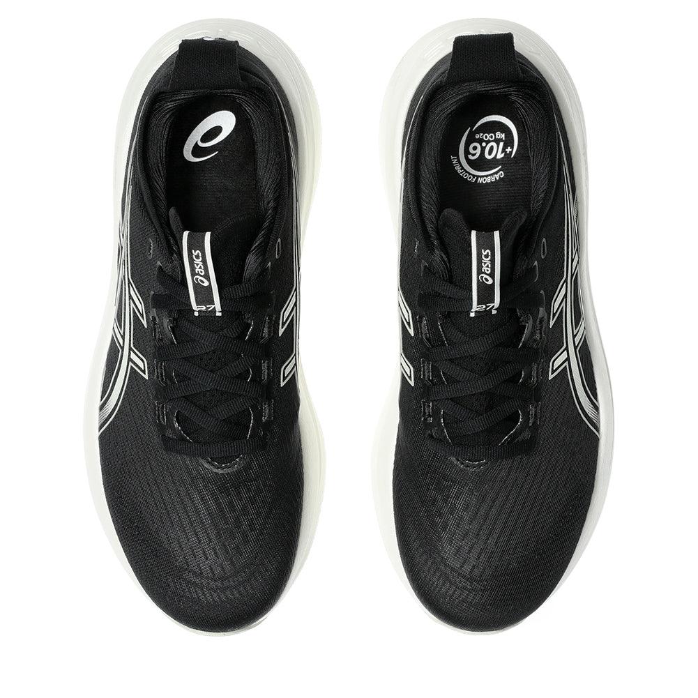 Women's GEL - Nimbus 27 Running Shoes Black and Lake Grey - Bell Racket Store