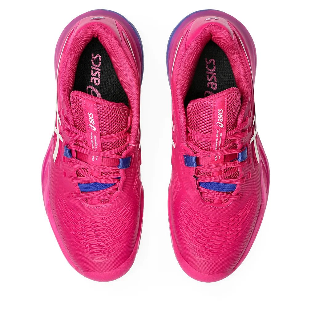 Women's GEL - Resolution X Clay Tennis Shoes Bright Rose and Cream - Bell Racket Store