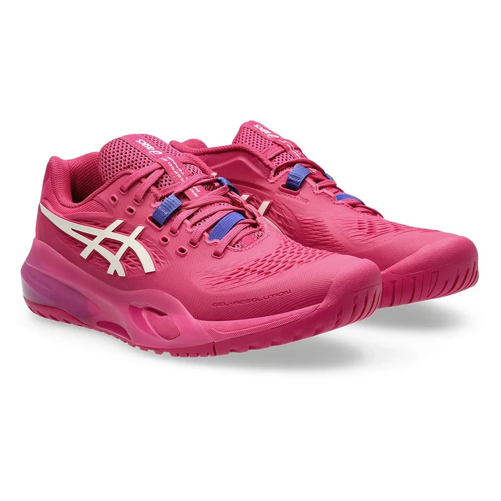 Women's GEL - Resolution X Tennis Shoes Bright Rose and Cream - Bell Racket Store
