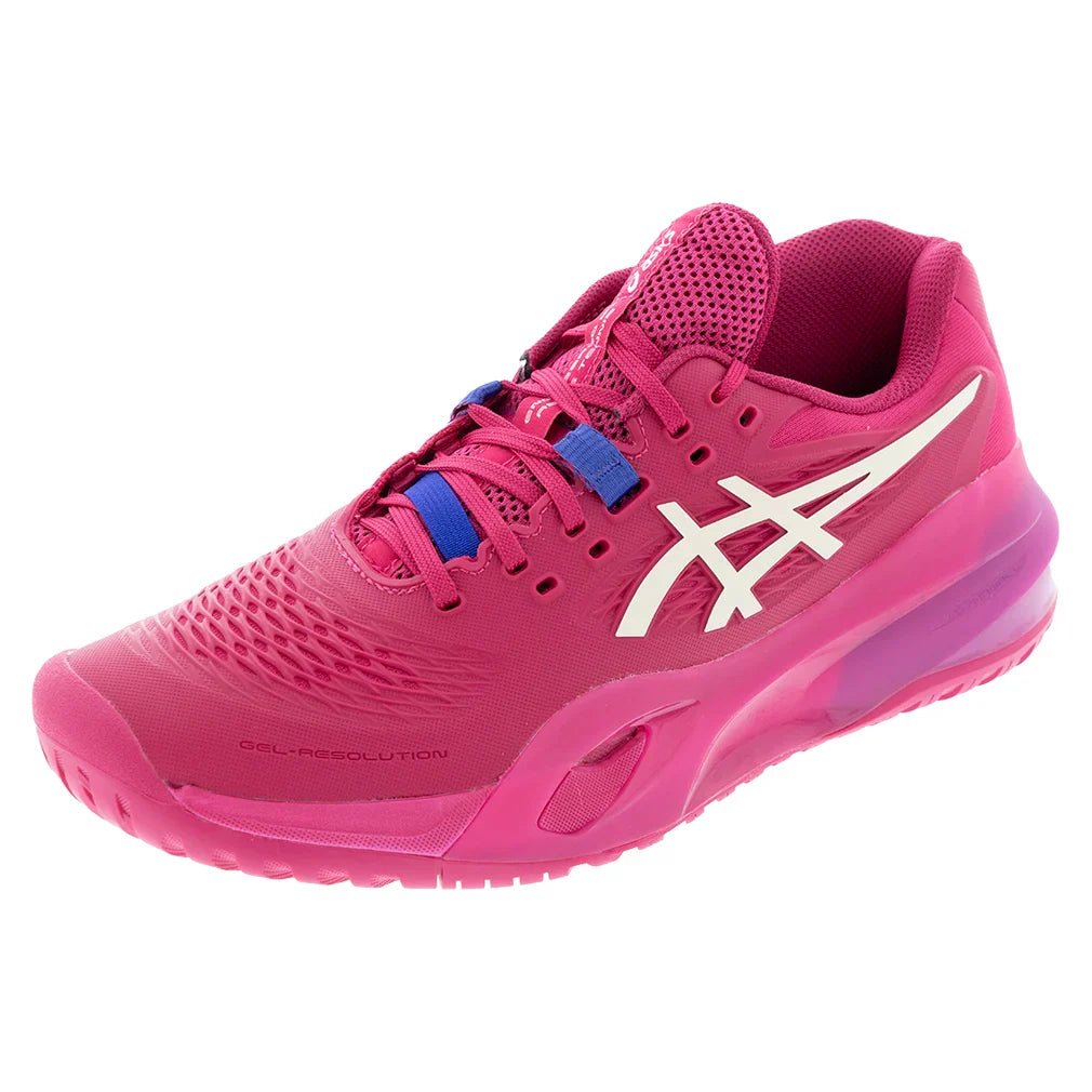 Women's GEL - Resolution X Tennis Shoes Bright Rose and Cream - Bell Racket Store