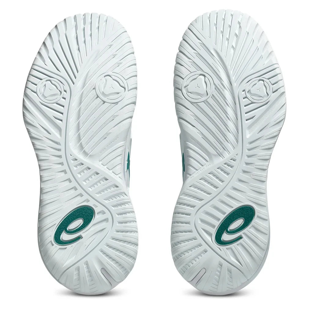 Women's GEL - Resolution X Tennis Shoes White and Pitch Green - Bell Racket Store