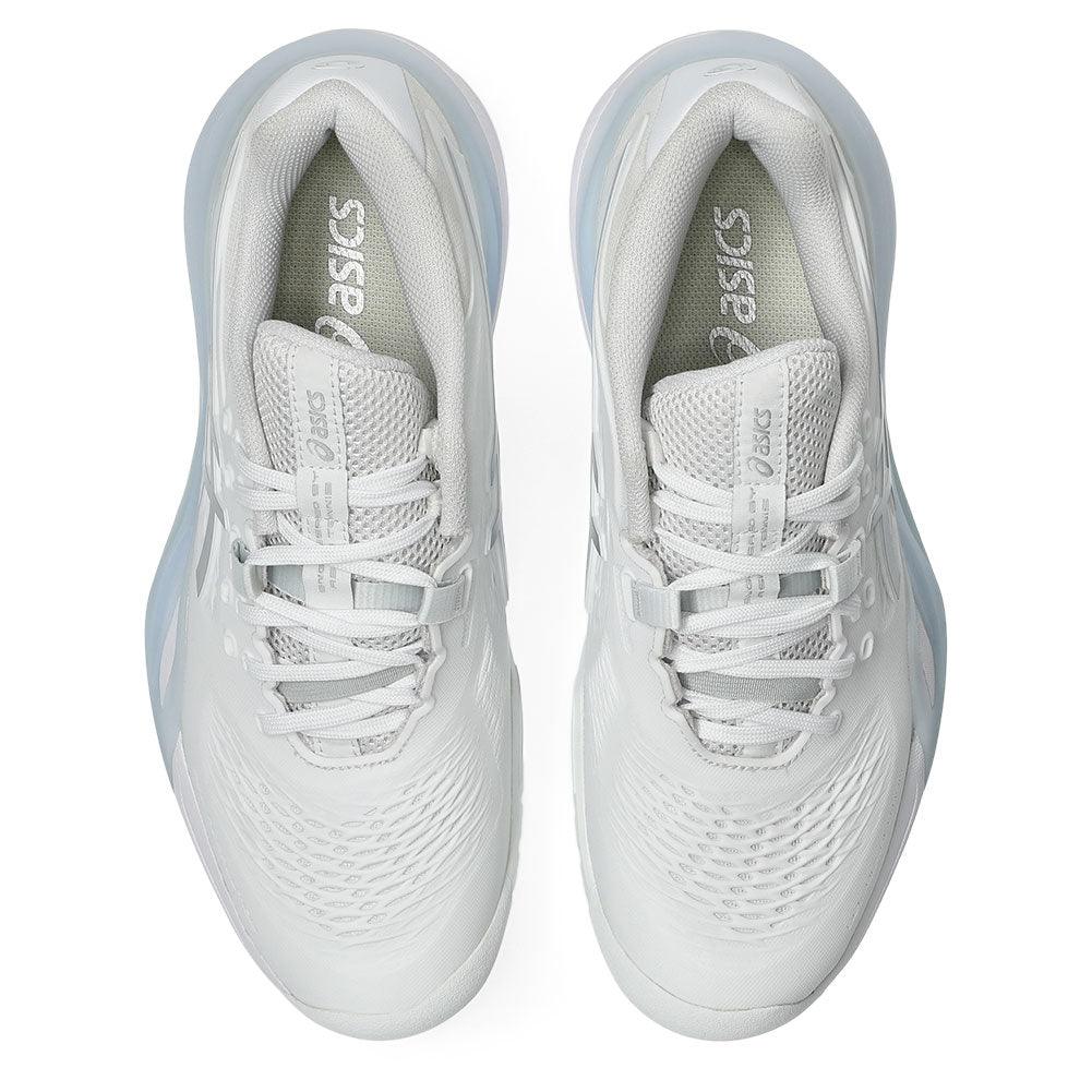 Women's GEL - Resolution X Tennis Shoes White and Pure Silver - Bell Racket Store