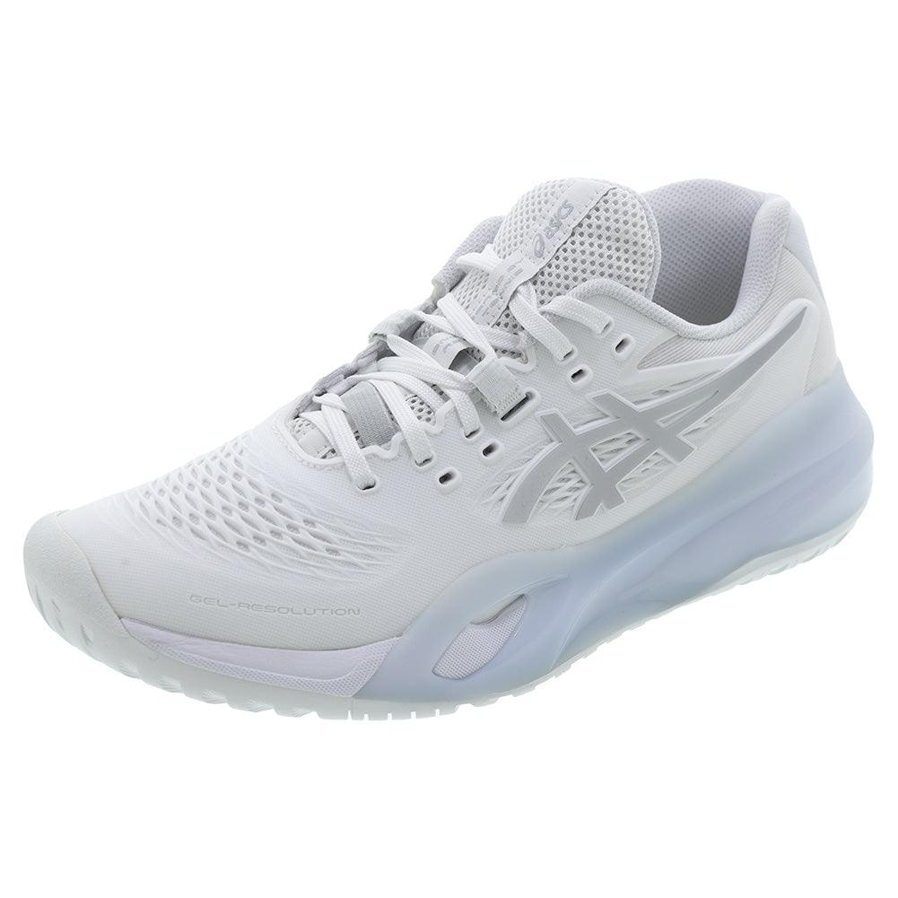 Women's GEL - Resolution X Tennis Shoes White and Pure Silver - Bell Racket Store