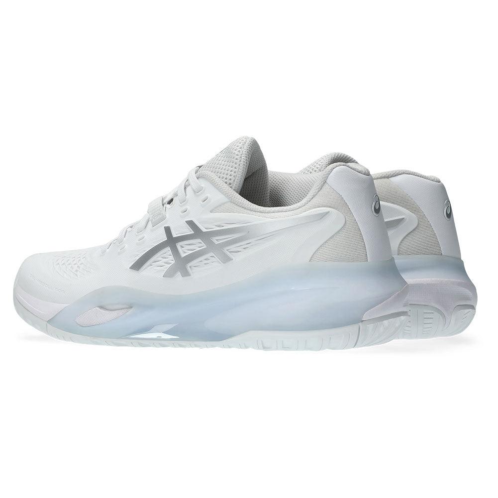 Women's GEL - Resolution X Tennis Shoes White and Pure Silver - Bell Racket Store