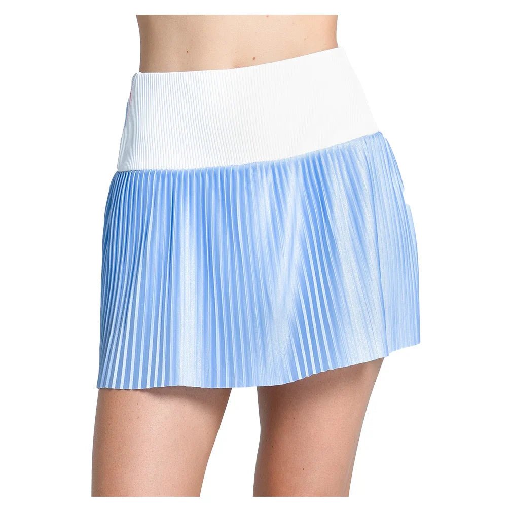 Women's Got the Blues Pleated 14 Inch Tennis Skort Powder - Bell Racket Store