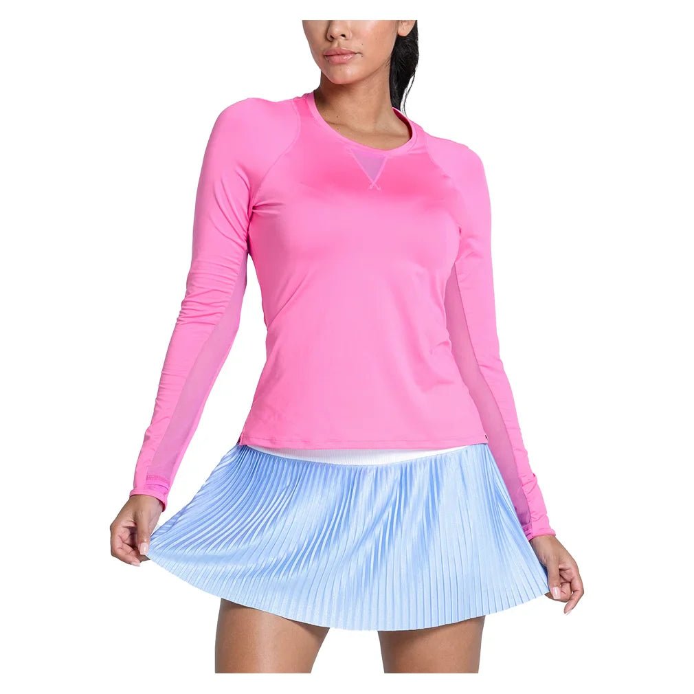 Women's Got the Blues Pleated 14 Inch Tennis Skort Powder - Bell Racket Store