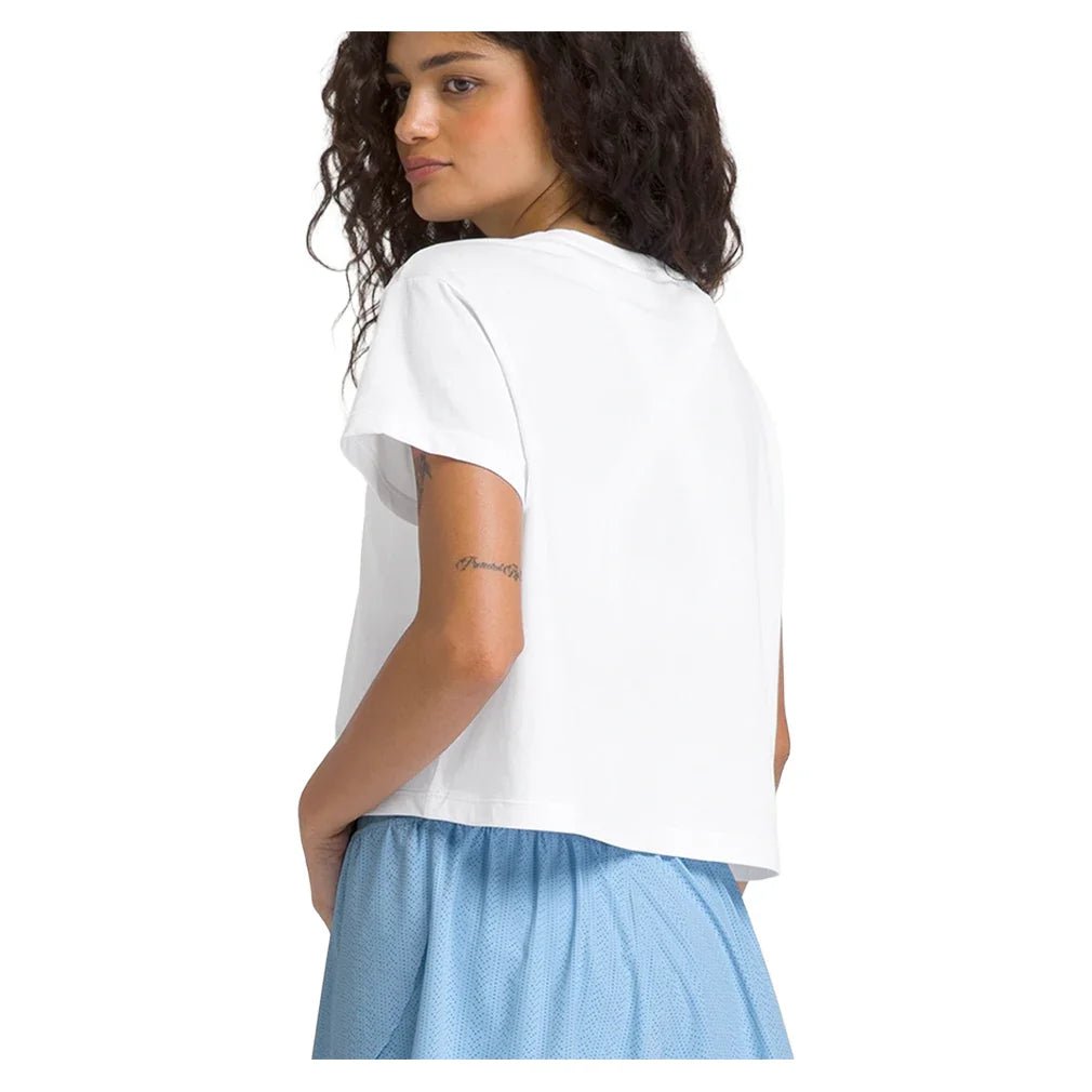 Women's Harper Crop Tennis Tee Bright White - Bell Racket Store