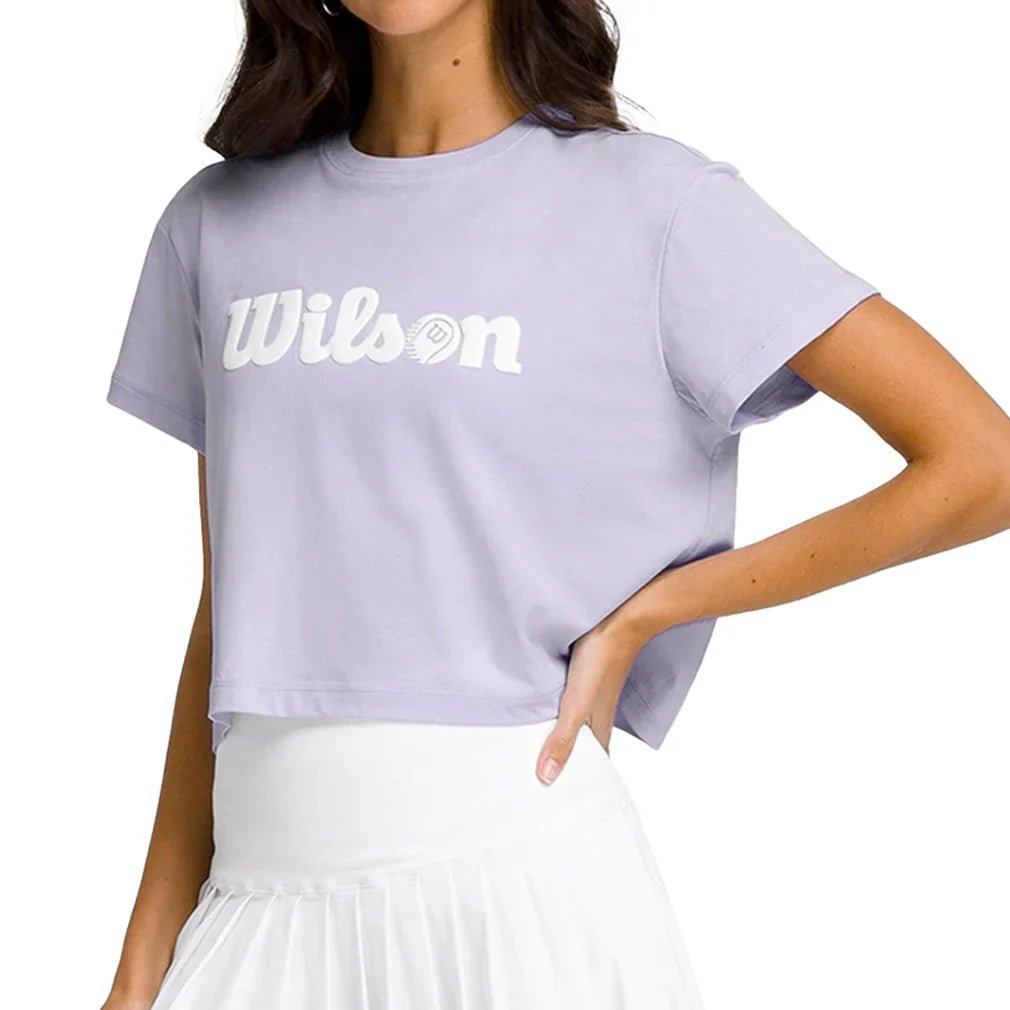 Women's Harper Crop Tennis Tee Lavender - Bell Racket Store