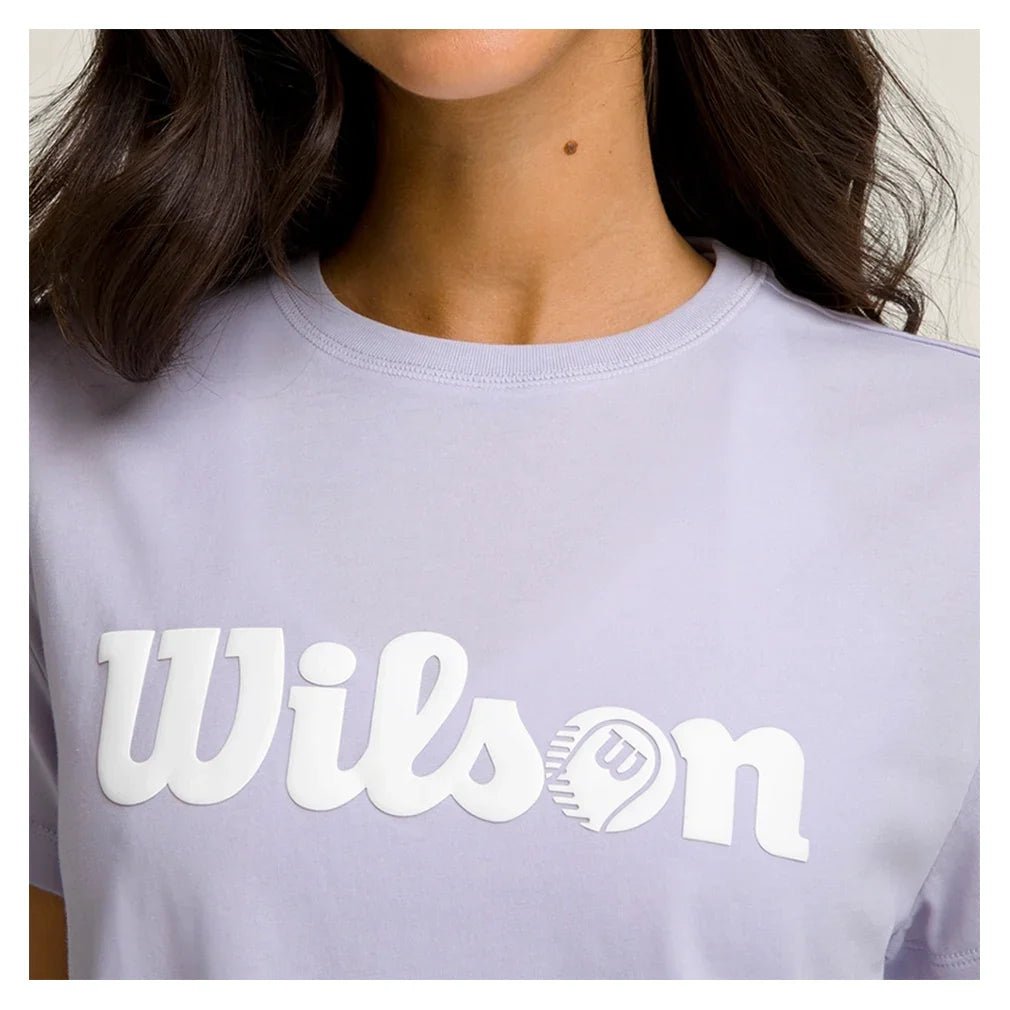 Women's Harper Crop Tennis Tee Lavender - Bell Racket Store