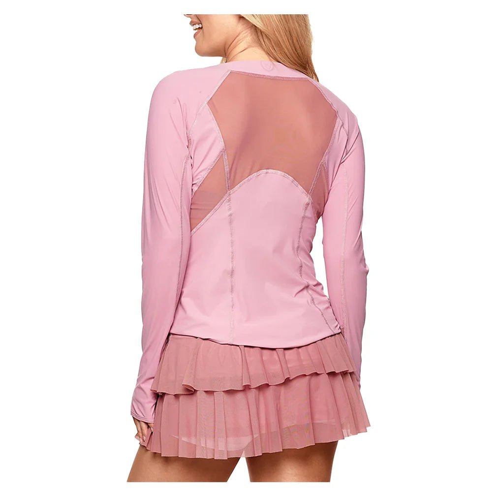 Women's Her Majesty Long Sleeve Tennis Top Malva - Bell Racket Store