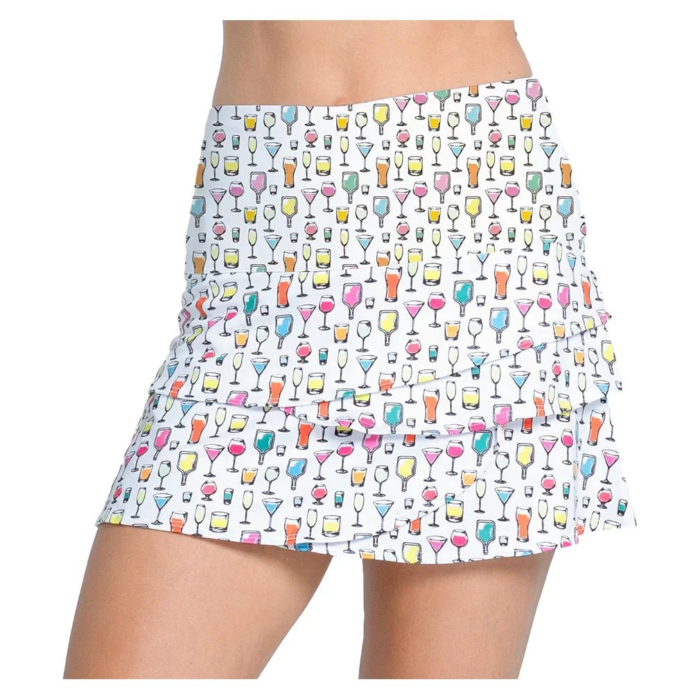 Women's High Spirits Scallop 14 Inch Pickleball Skort Multicolor - Bell Racket Store