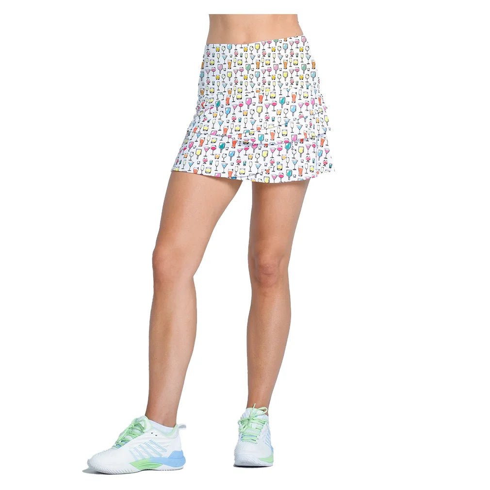 Women's High Spirits Scallop 14 Inch Pickleball Skort Multicolor - Bell Racket Store