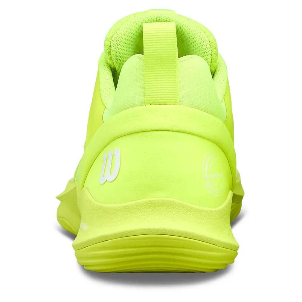 Women's Hurakn Pro V2 Padel Shoes Safety Yellow and White - Bell Racket Store