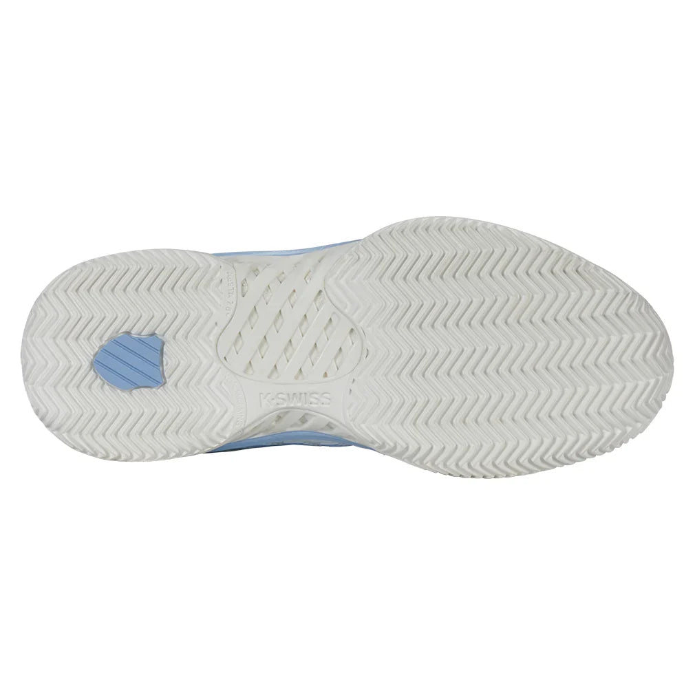 Women's Hypercourt Express 2 Clay Tennis Shoes Lucent White and Dutch Canal - Bell Racket Store