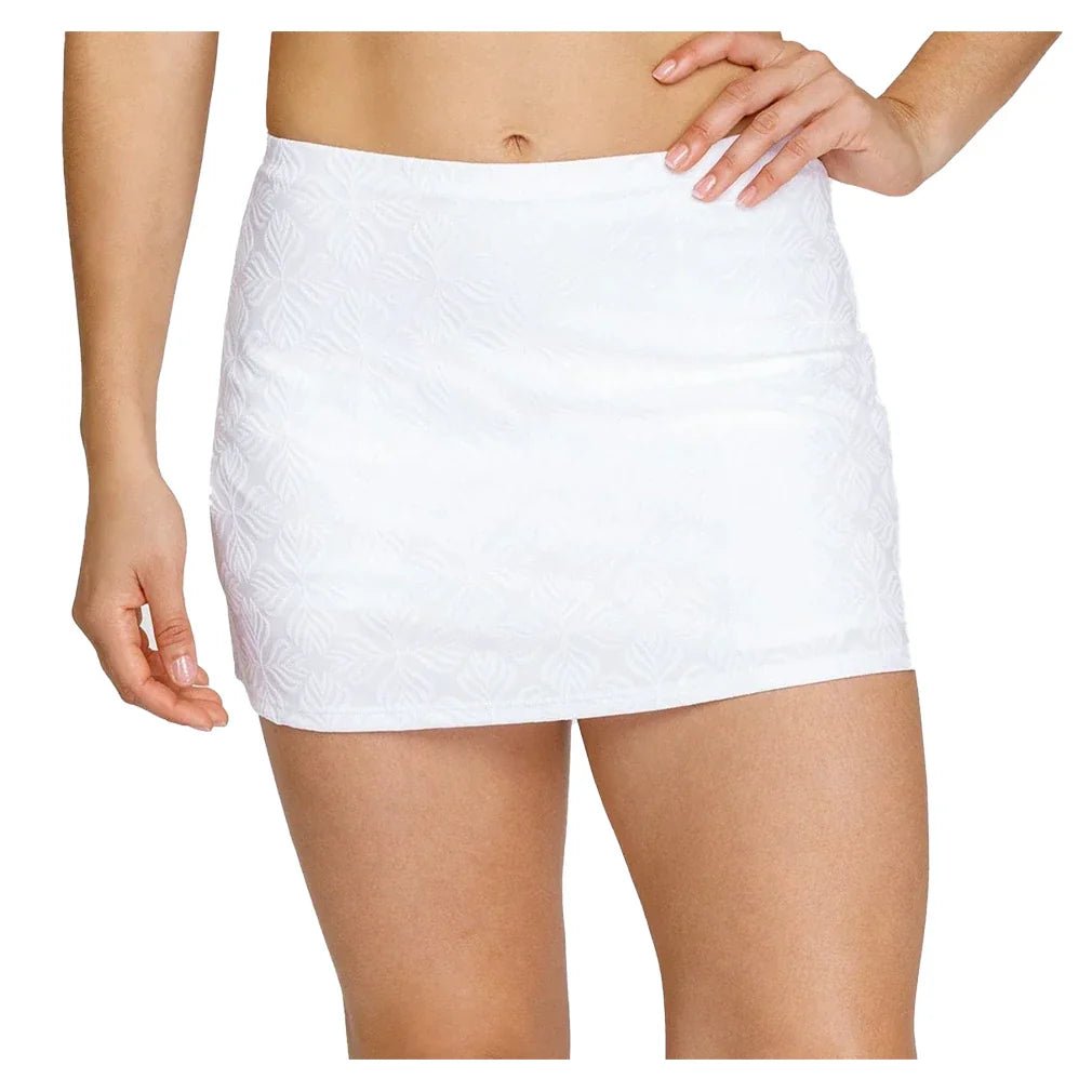 Women's Indra 13.5 Inch Tennis Skort Crystal Jacquard - Bell Racket Store