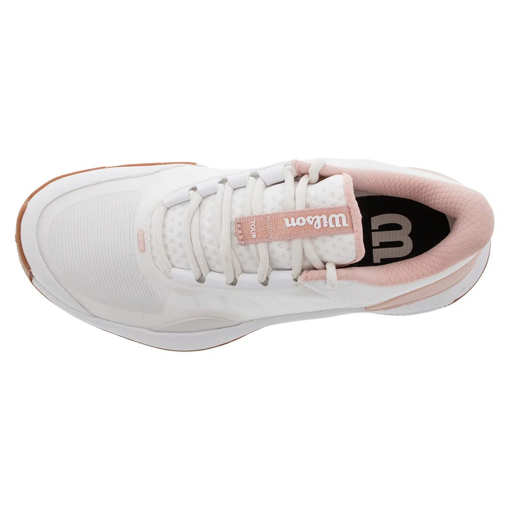 Womens Intrigue Tour Tennis Shoes White and Cameo Rose - Bell Racket Store