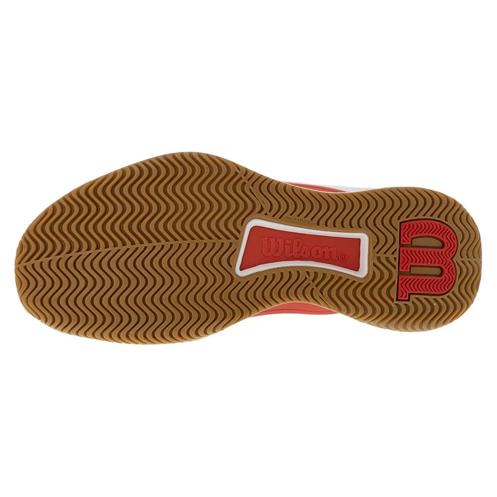 Women's Intrigue Tour Tennis Shoes White and Infrared - Bell Racket Store