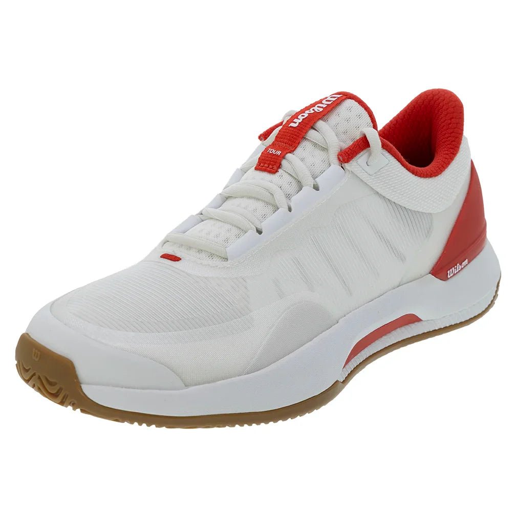 Women's Intrigue Tour Tennis Shoes White and Infrared - Bell Racket Store
