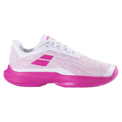 Womens Jet Tere 2 All Court Tennis Shoes White and Fandango Pink - Bell Racket Store