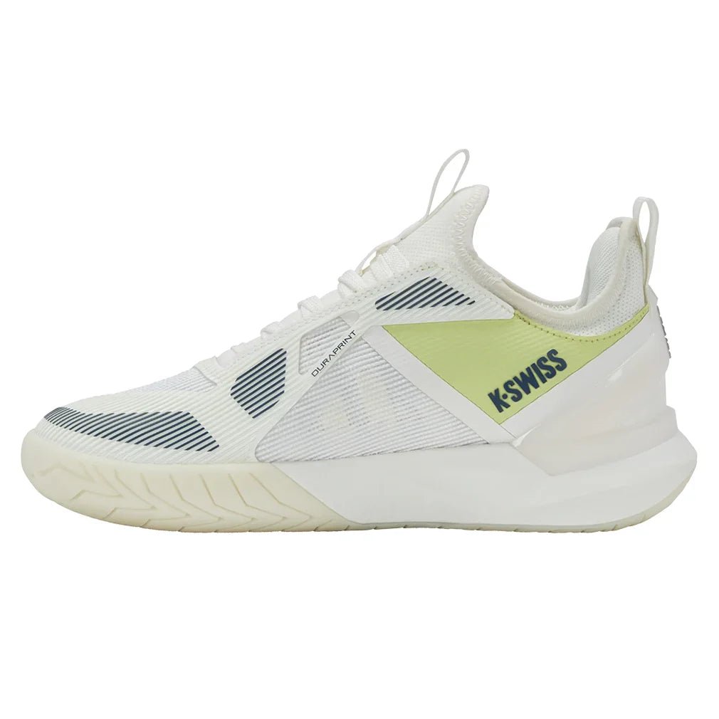 Women's K - Frame Speed Tennis Shoes Blanc de Blanc and Luminary Green - Bell Racket Store