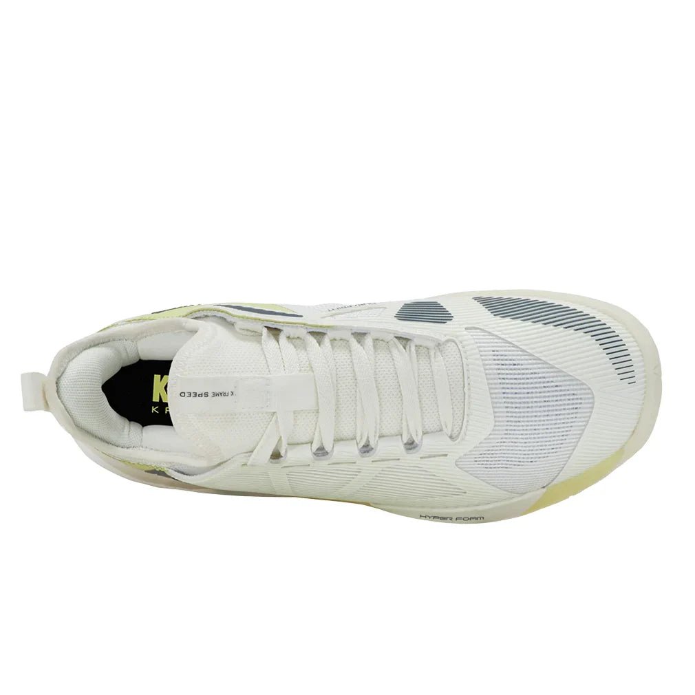 Women's K - Frame Speed Tennis Shoes Blanc de Blanc and Luminary Green - Bell Racket Store