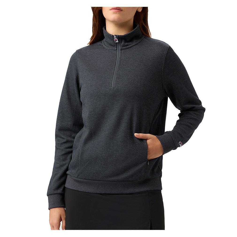 Women's Long Sleeve Tennis 1/4 Zip - Bell Racket Store