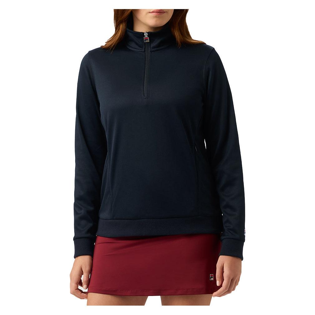 Women's Long Sleeve Tennis 1/4 Zip - Bell Racket Store