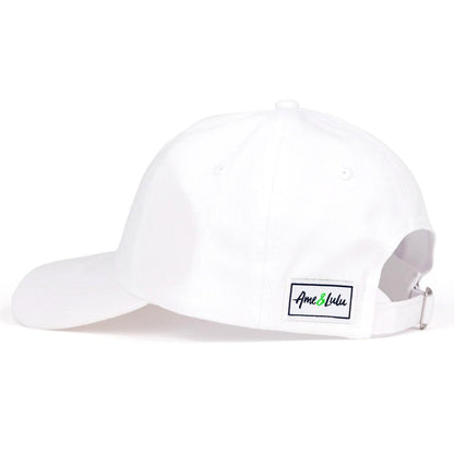 Womens Love Stitched Hat White - Bell Racket Store