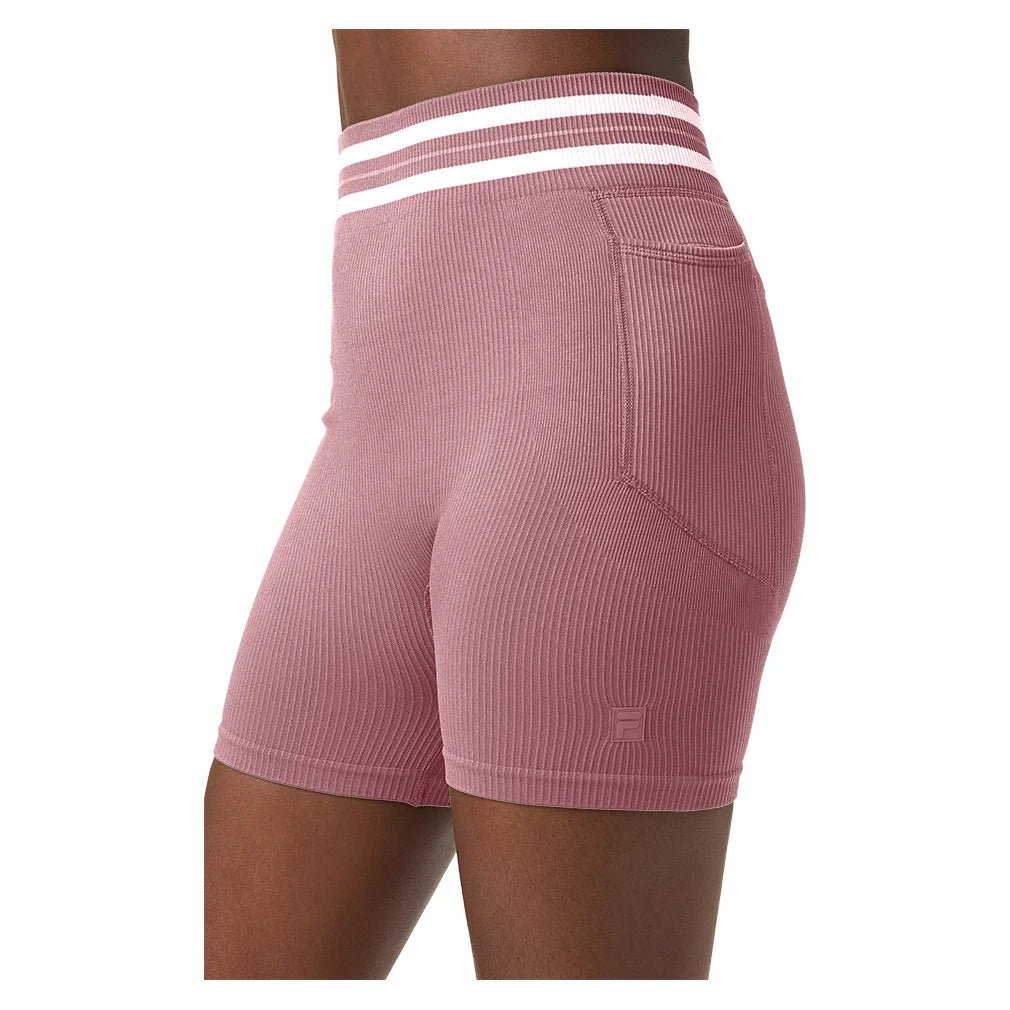 Women's Lucky Ace Seamless Tennis Bike Short Lilas and Gardenia - Bell Racket Store