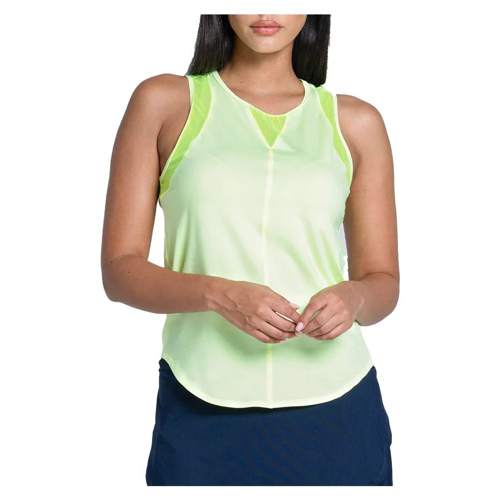 Women's LUV Chill Out Tennis Tank Lemon Frost - Bell Racket Store