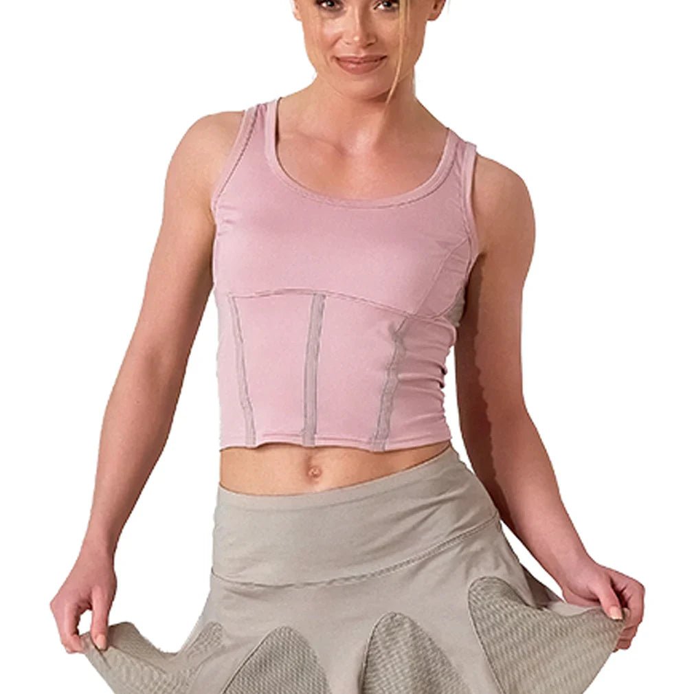 Women's Mai Tennis Tank Dusty and Latte - Bell Racket Store