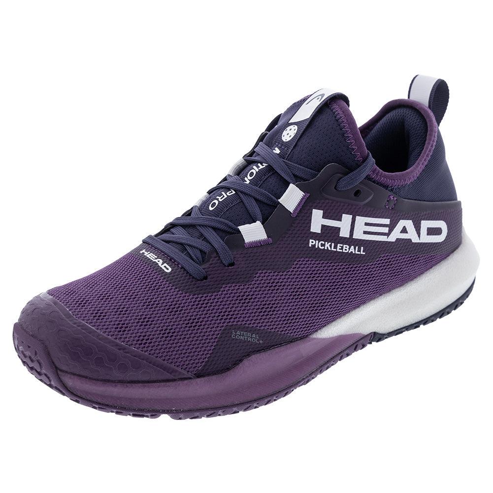 Women's Motion Pro Pickleball Shoes Plum and White - Bell Racket Store