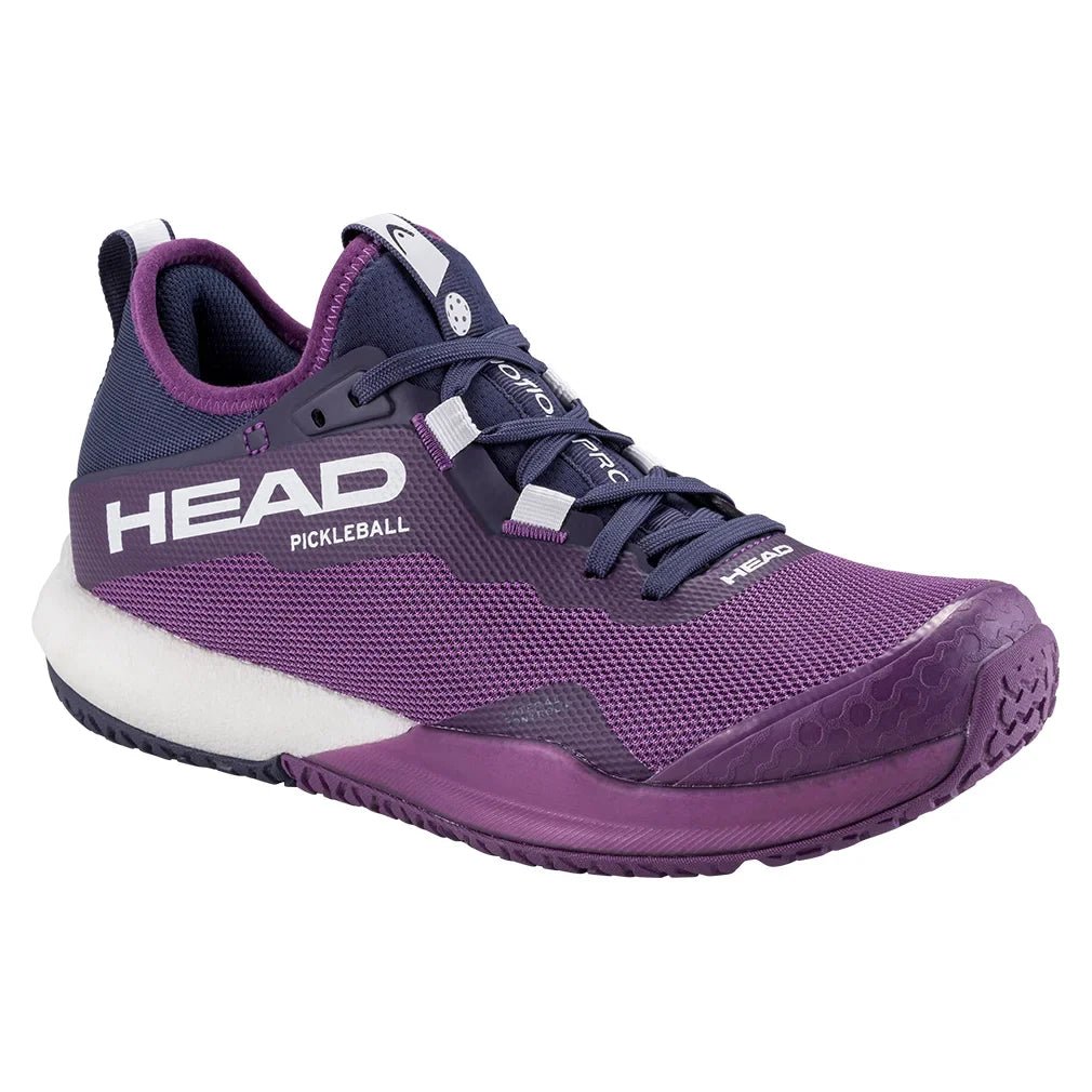 Women's Motion Pro Pickleball Shoes Plum and White - Bell Racket Store