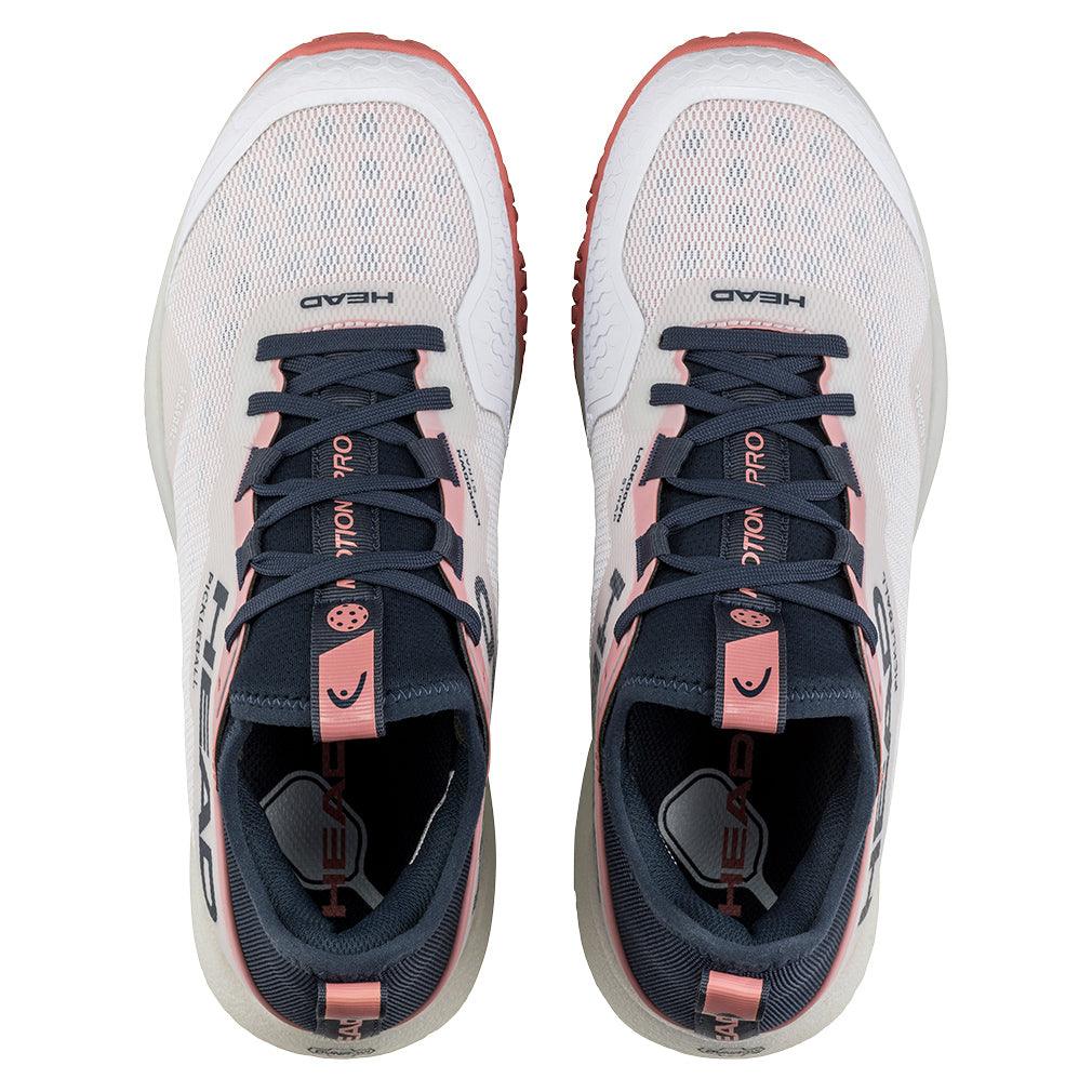 Women's Motion Pro Pickleball Shoes White and Blueberry - Bell Racket Store