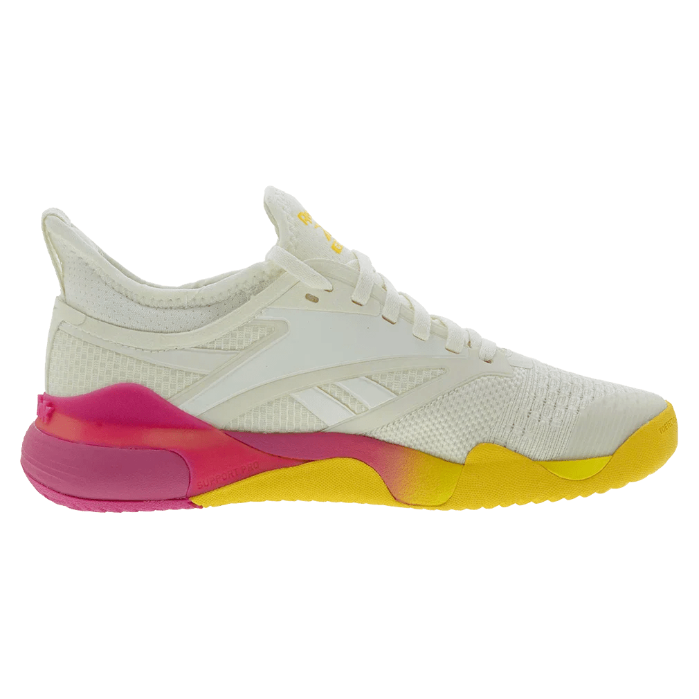 Women's Nano Court Training Shoes True Pink and Golden Haze - Bell Racket Store