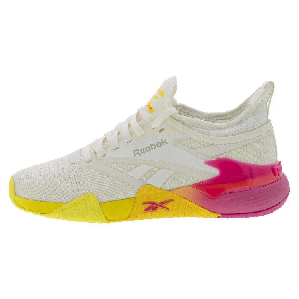 Women's Nano Court Training Shoes True Pink and Golden Haze - Bell Racket Store