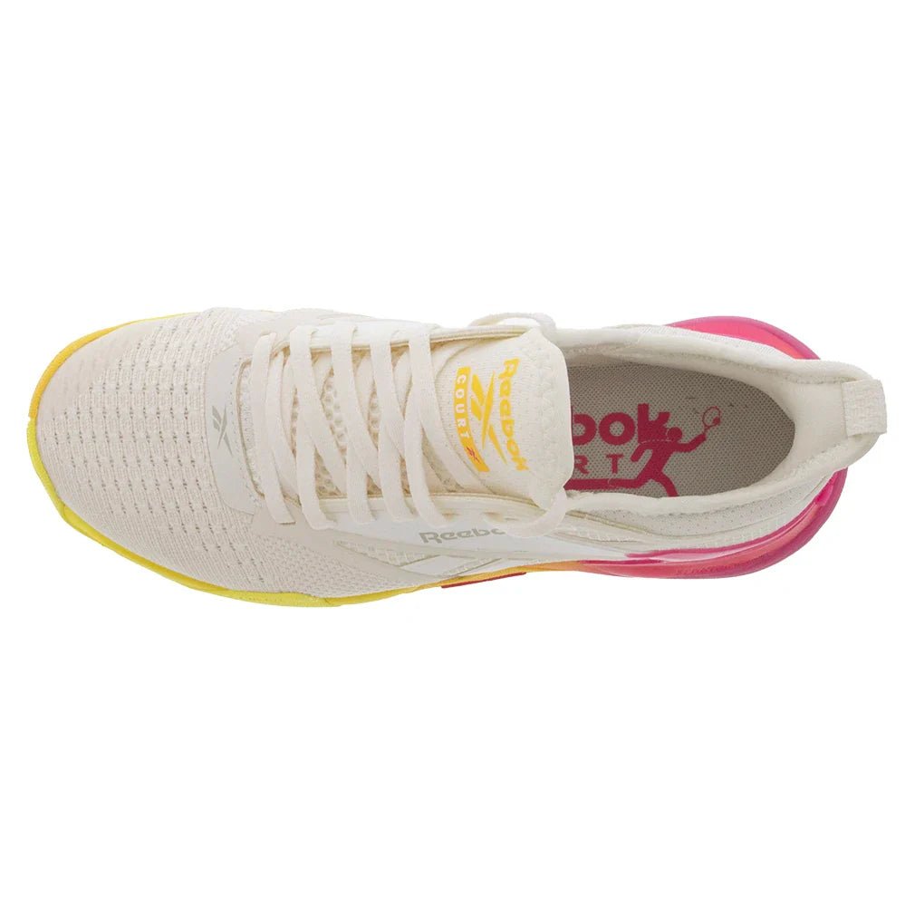 Women's Nano Court Training Shoes True Pink and Golden Haze - Bell Racket Store