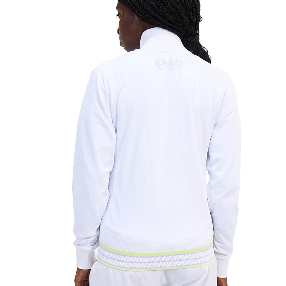 Womens Northcote Tennis Track Top White - Bell Racket Store