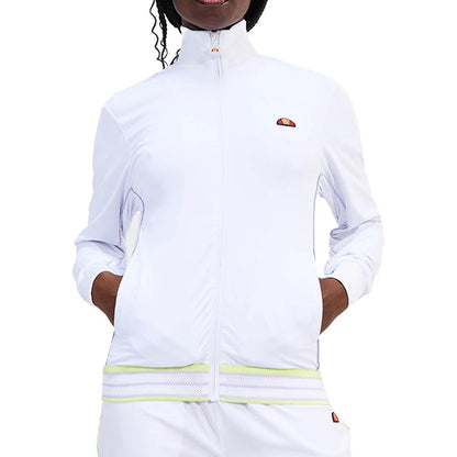 Womens Northcote Tennis Track Top White - Bell Racket Store