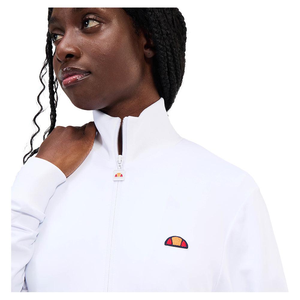 Womens Northcote Tennis Track Top White - Bell Racket Store