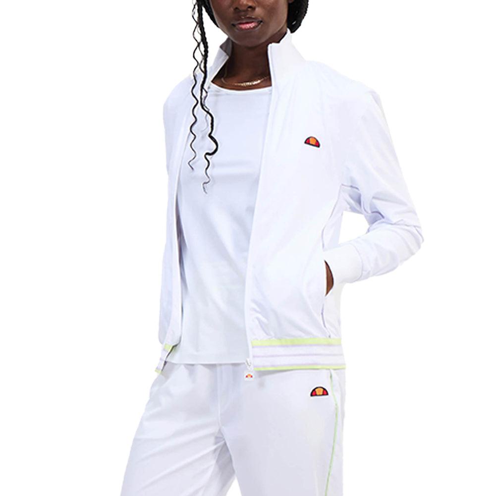 Womens Northcote Tennis Track Top White - Bell Racket Store