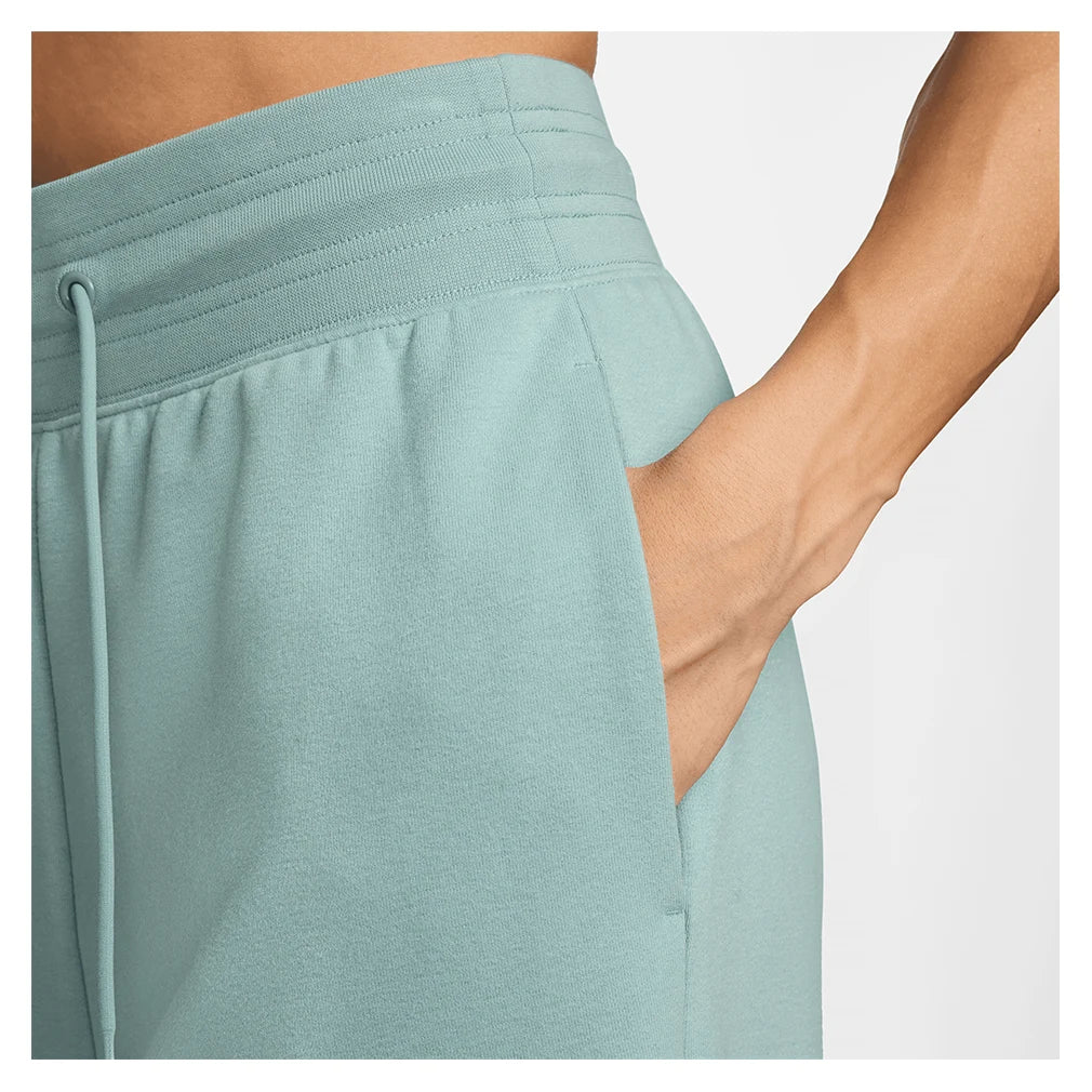 Women's One Dri - FIT High - Waisted 7/8 French Terry Joggers Cannon and White - Bell Racket Store