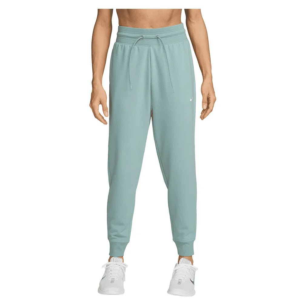Women's One Dri - FIT High - Waisted 7/8 French Terry Joggers Cannon and White - Bell Racket Store