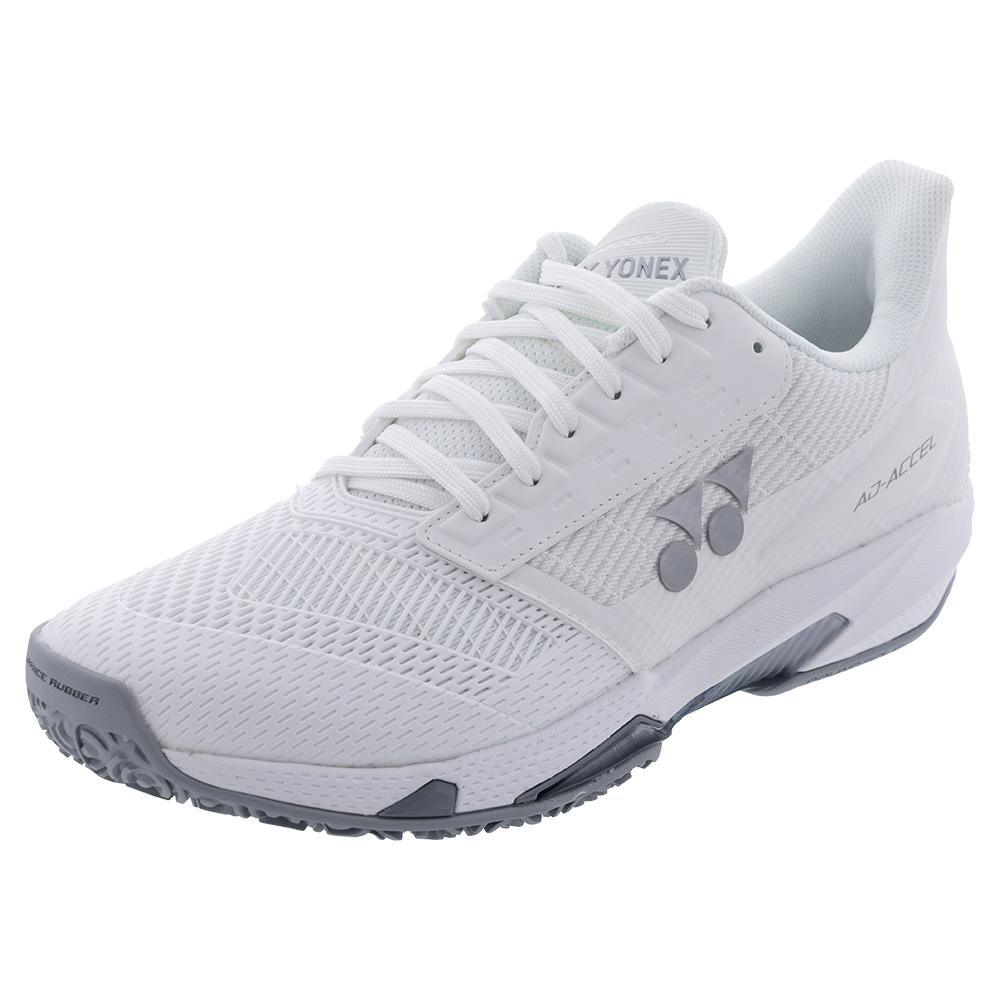 Women's Power Cushion AD - ACCEL Clay Tennis Shoes White - Bell Racket Store