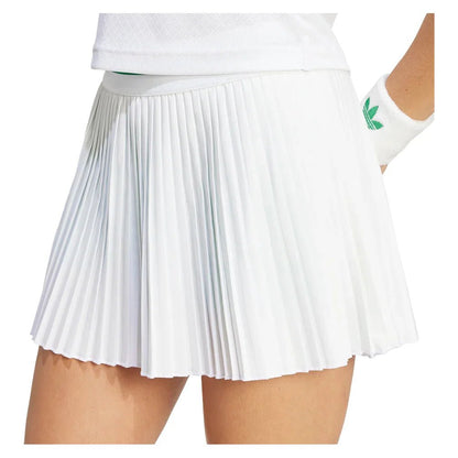 Women's Pro Pleated Tennis Skort White - Bell Racket Store