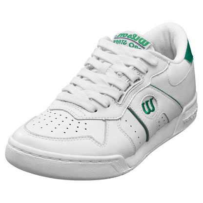 Women's Pro Staff 87 Sportstyle Shoes White and Bosphorous - Bell Racket Store