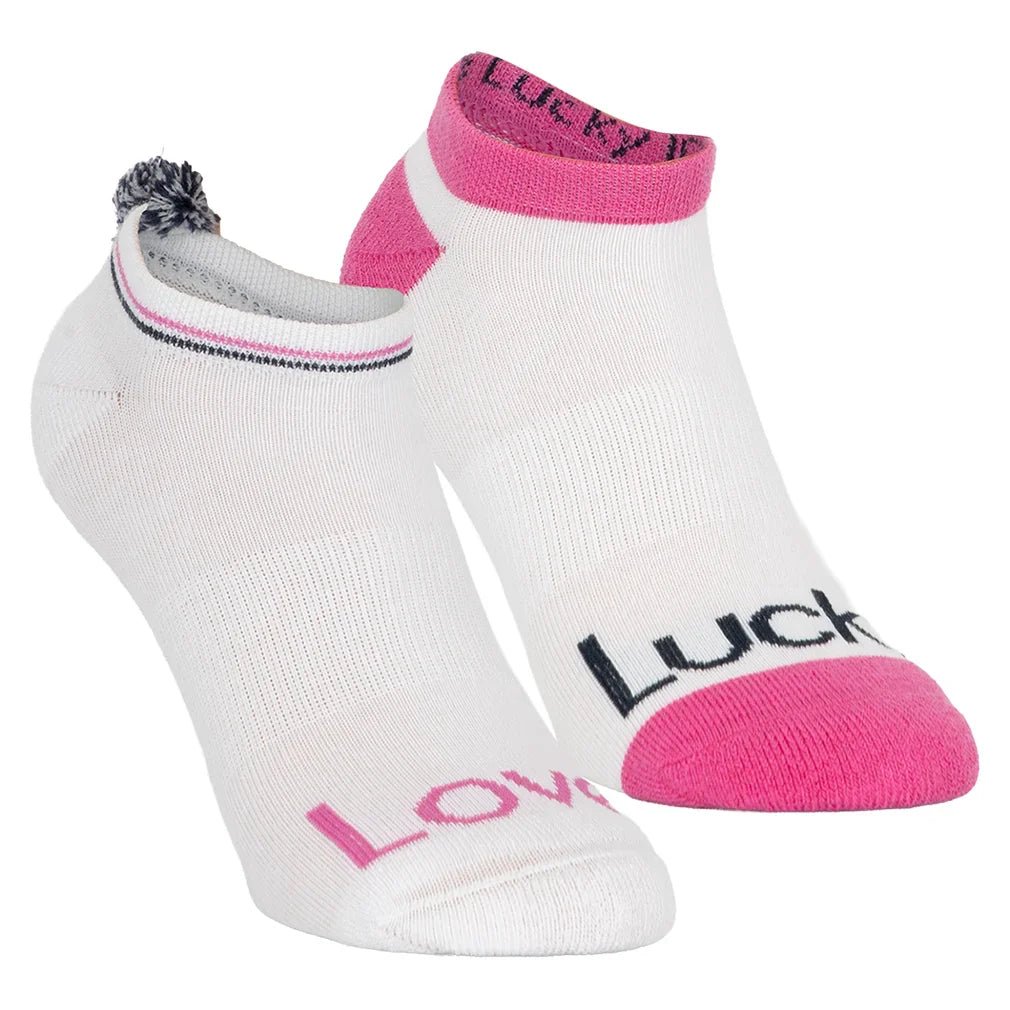 Women's P.S. I Love You Low Cut Tennis Socks White and Midnight - Bell Racket Store