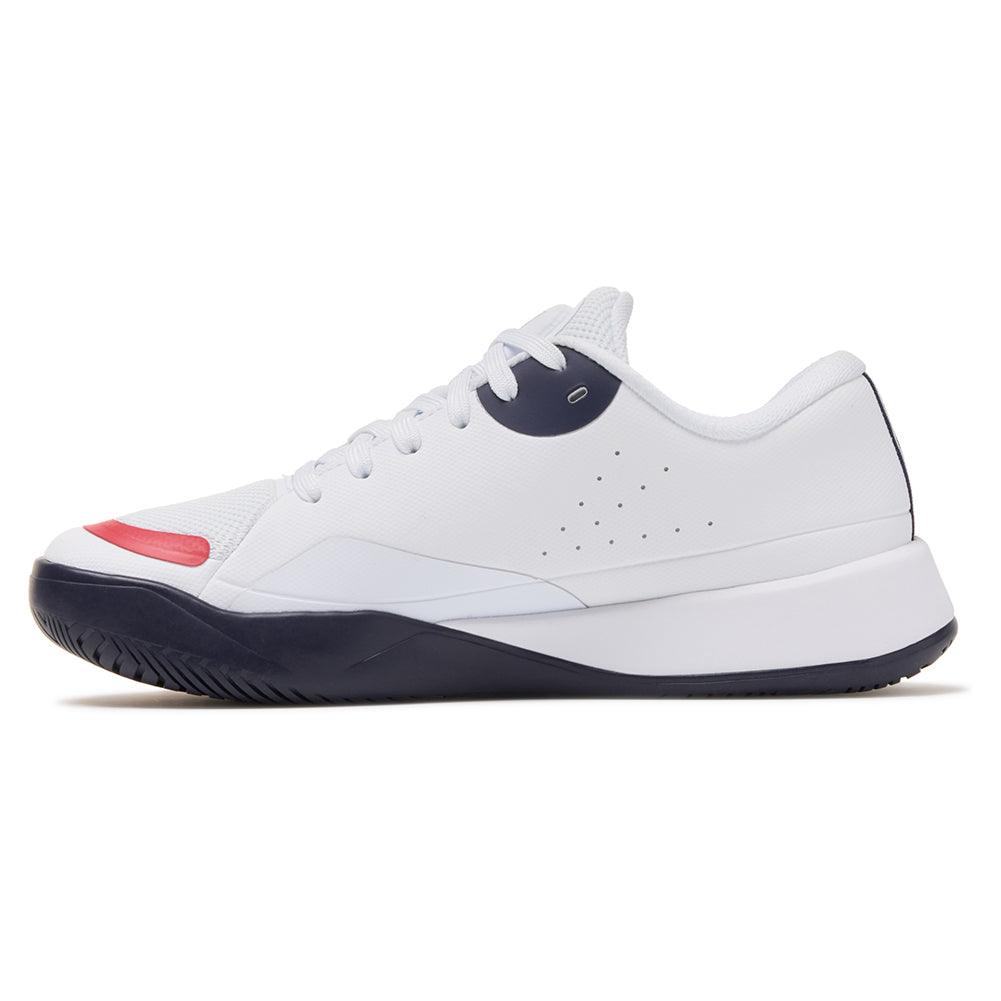 Women's Quick Ace Tennis Shoes White and Navy - Bell Racket Store