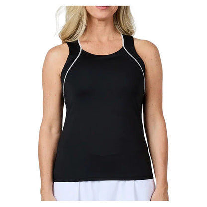Women's Racerback Tennis Tank Black - Bell Racket Store